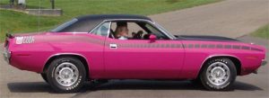 1970 AAR Cuda In Pink